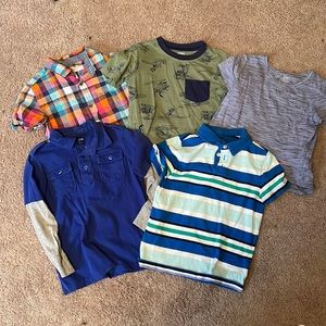 Boys size 5 shirts